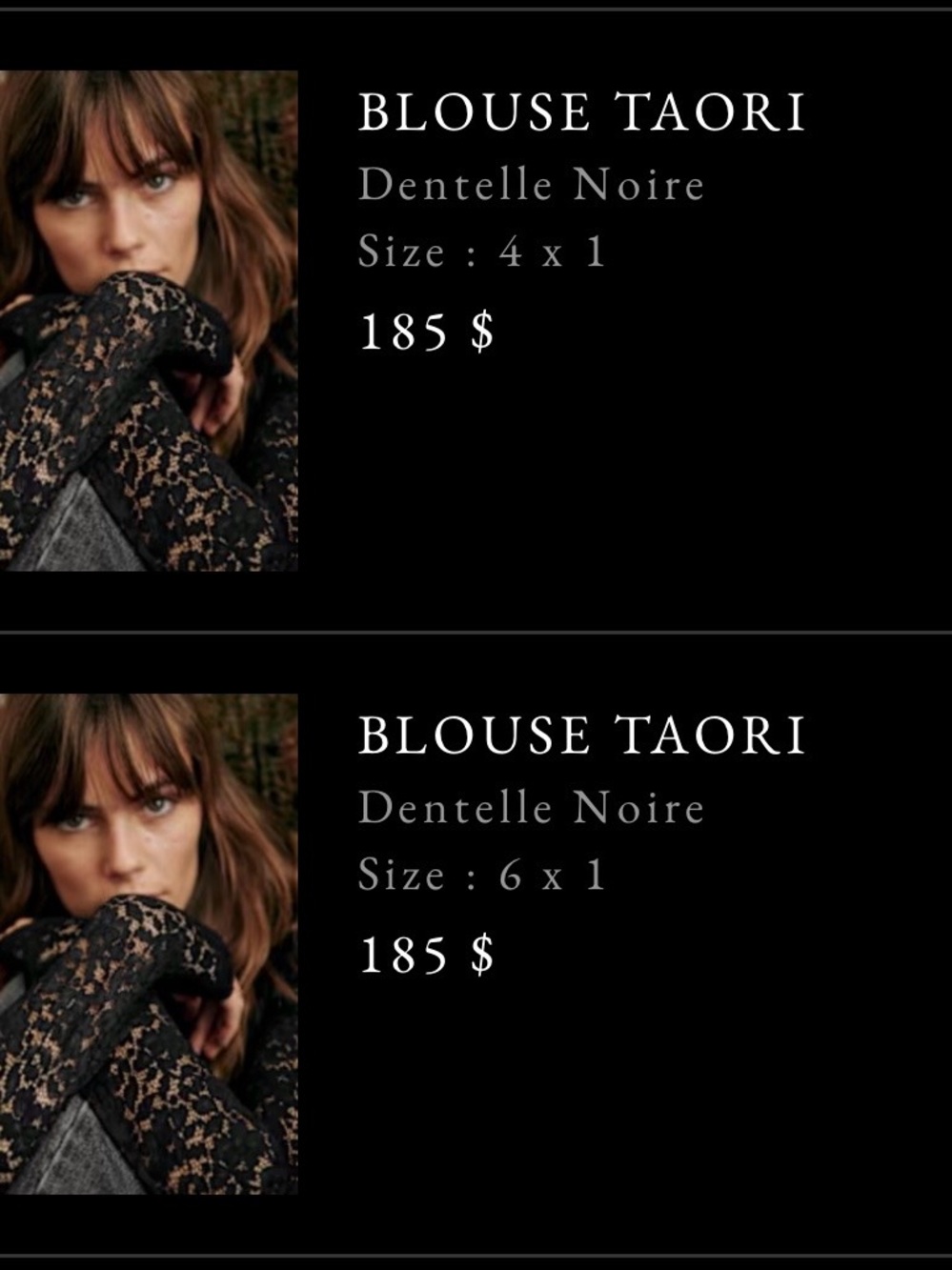 Blouse Taori Sezane 38 Chandail Dentelle